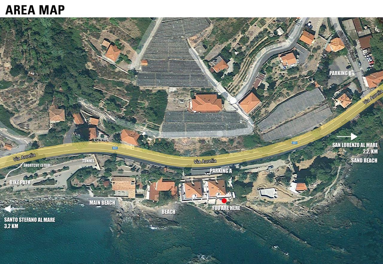 Cipressa Seaside Holiday Apartment - Unique Location מראה חיצוני תמונה